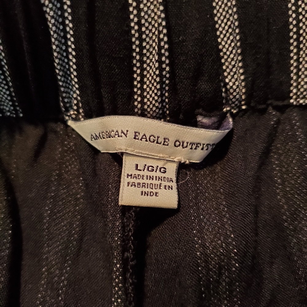 AMERICAN EAGLE STRIPED PANTS SZ LARGE - Picture 3 of 4